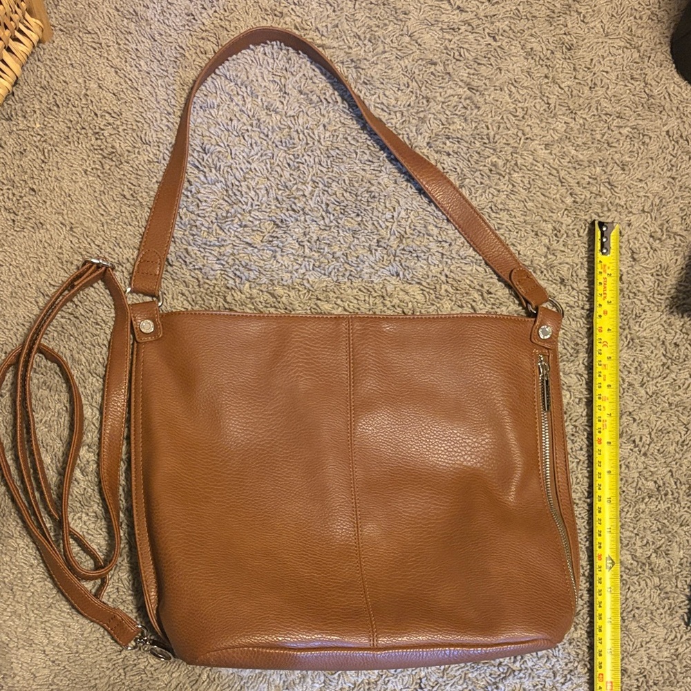 Tan Roots Shoulder / crossbody Bag BNWOT